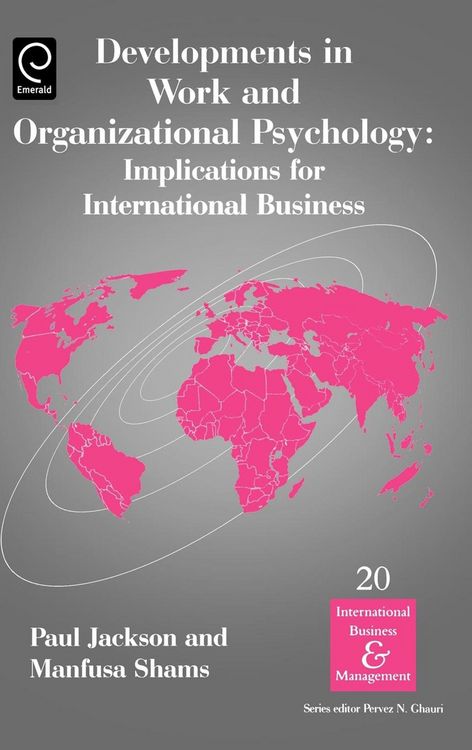 Produktbild: Developments in Work and Organizational Psychology