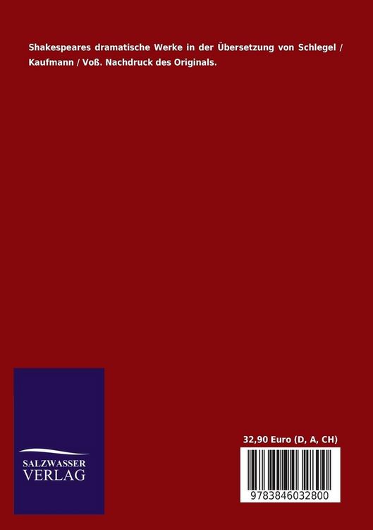 Produktbild: Shakespeares dramatische Werke