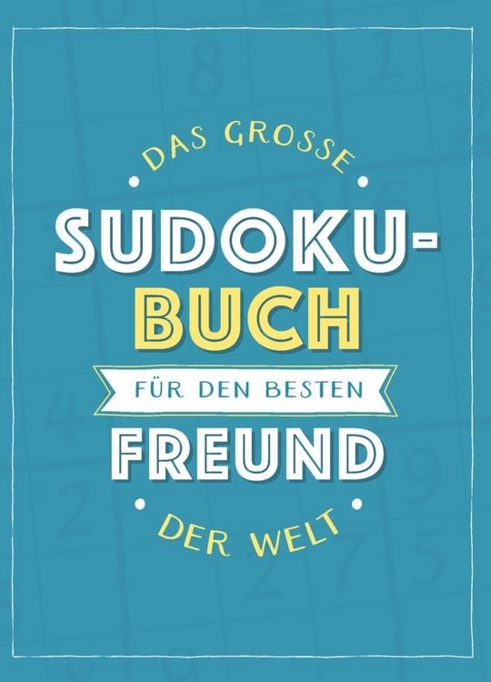 Produktbild: Das gro&szlig;e Sudoku-Buch f&uuml;r den besten Freund der Welt
