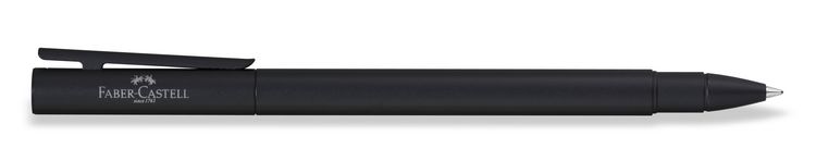 Produktbild: Faber-Castell Tintenroller Neo Slim Metall Schwarz, schwarz