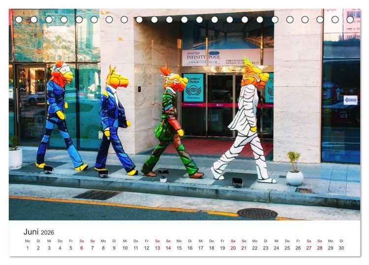Produktbild: Busan - Hafenstadt in S&uuml;dkorea (Tischkalender 2026 DIN A5 quer), CALVENDO Monatskalender