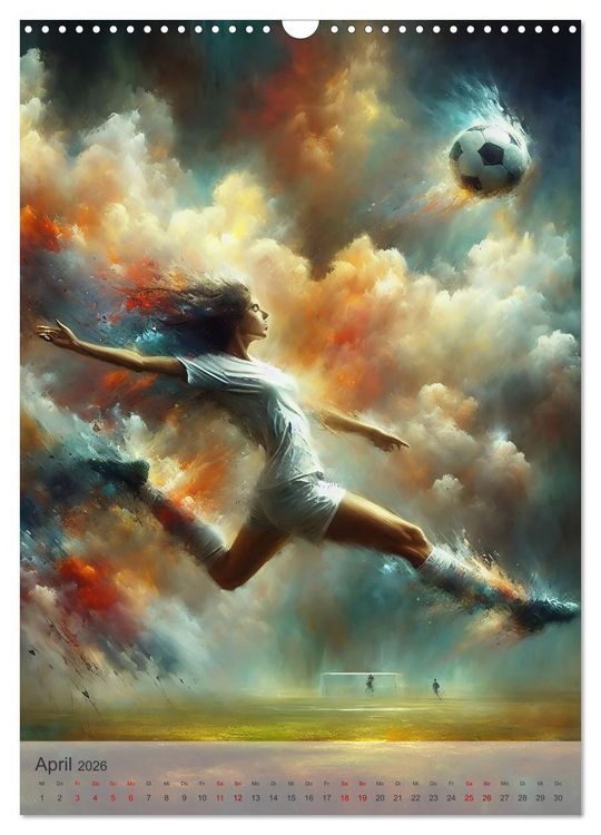 Produktbild: NEVER STOP THE SPORT (Wandkalender 2026 DIN A3 hoch), CALVENDO Monatskalender