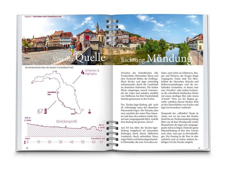 Produktbild: KOMPASS Radreisef&uuml;hrer Kocher-Jagst-Radweg