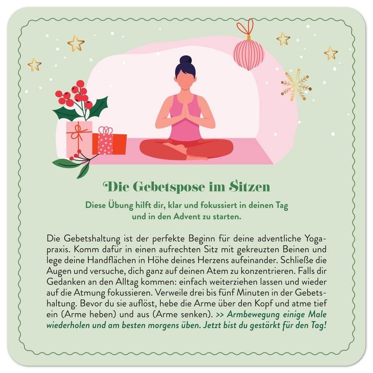 Produktbild: 24 x Yoga - Entspannt durch den Advent