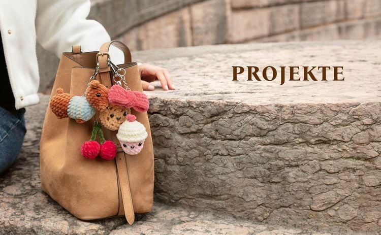Produktbild: Make it yours! Supers&uuml;&szlig;e Bag Charms h&auml;keln mit @therapyonmyhook