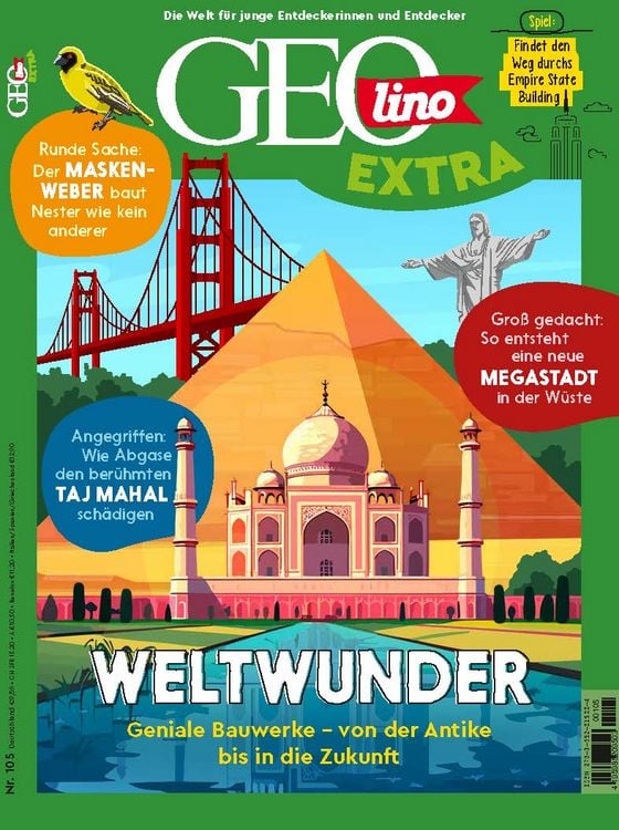 Produktbild: GEOlino Extra / GEOlino extra 105/2024 - Weltwunder