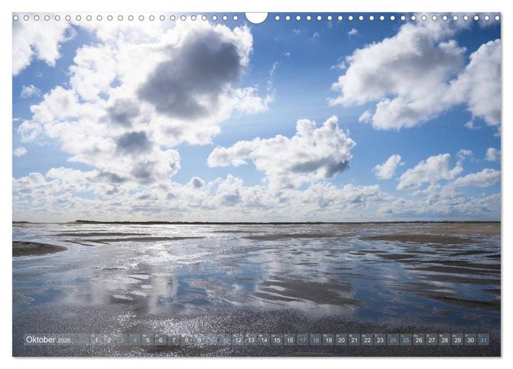 Produktbild: R&ouml;m&ouml; - Str&auml;nde und D&uuml;nen (Wandkalender 2026 DIN A3 quer), CALVENDO Monatskalender