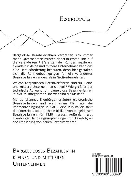 Produktbild: Bargeldloses Bezahlen in kleinen und mittleren Unternehmen. Chancen, Risiken und erfolgreiche Etablierung neuer Bezahlverfahren