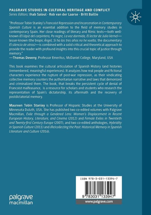 Produktbild: Francoist Repression and Incarceration in Contemporary Spanish Culture