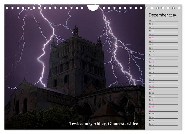 Produktbild: Englands bezaubernde Burgen, Schl&ouml;sser und mehr (Wandkalender 2026 DIN A4 quer), CALVENDO Monatskalender