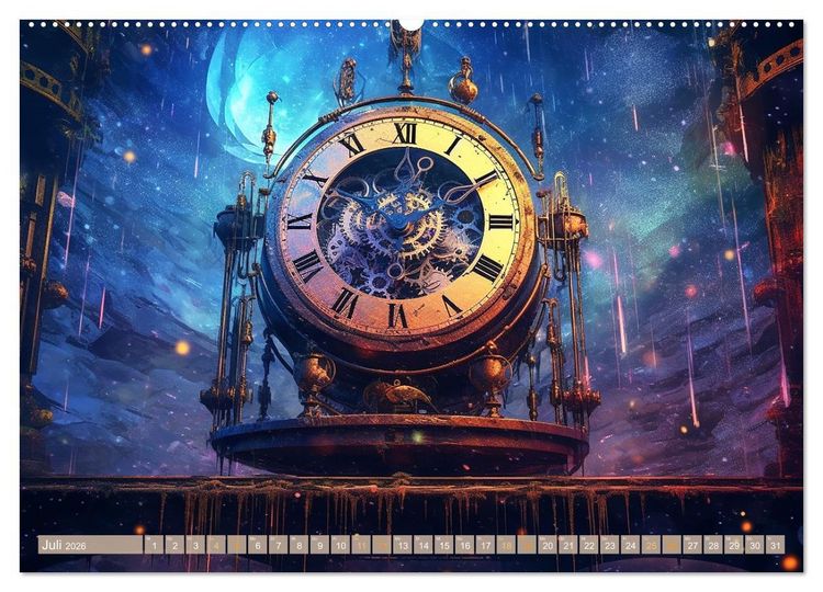 Produktbild: Surreale Uhren (Wandkalender 2026 DIN A2 quer), CALVENDO Monatskalender