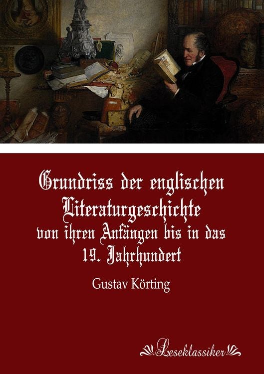 Produktbild: Grundriss der englischen Literaturgeschichte