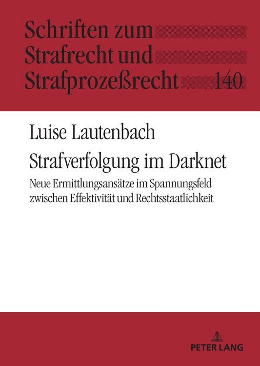 Produktbild: Strafverfolgung im Darknet