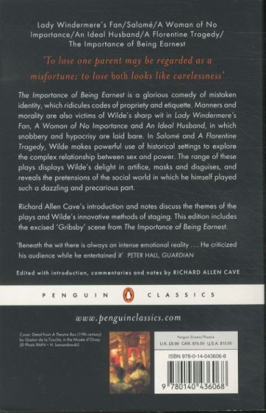 Produktbild: Importance of Being Earnest