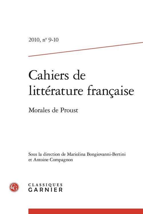 Produktbild: Cahiers de Litterature Francaise N.9 (Edition 2010)