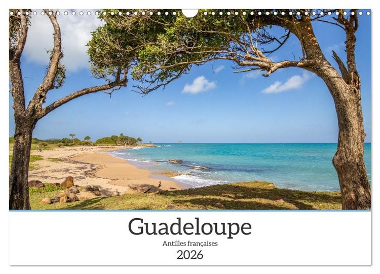 Produktbild: Guadeloupe - Antilles fran&ccedil;aises (Calendrier mural 2026 DIN A3 vertical), CALVENDO calendrier mensuel