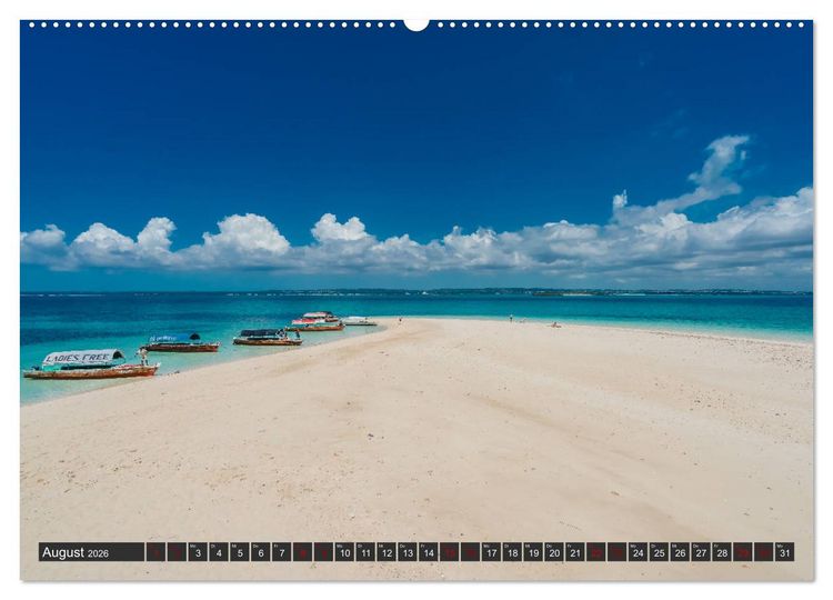 Produktbild: Inselparadies Sansibar (hochwertiger Premium Wandkalender 2026 DIN A2 quer), Kunstdruck in Hochglanz