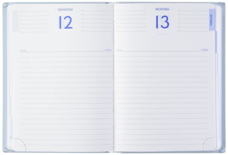 Produktbild: Sch&uuml;lerkalender FORUM Pastell blau 2026 / 2027