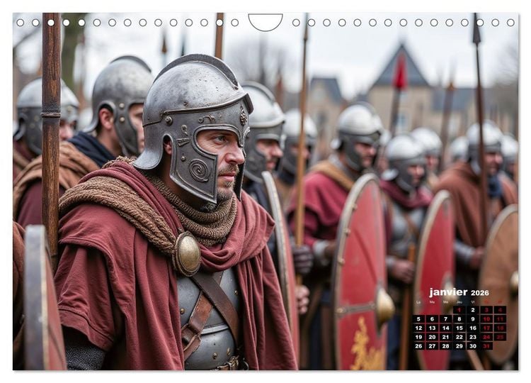 Produktbild: La vie pendant l'Antiquit&eacute; - Rome et les Romains (Calendrier mural 2026 DIN A4 vertical), CALVENDO calendrier mensuel