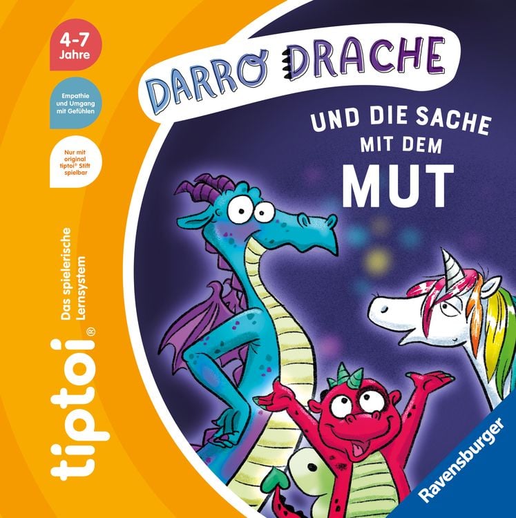 Bild vom Artikel Tiptoi® Bildergeschichten über den Umgang mit Gefühlen - Darro Drache und die Sache mit dem Mut vom Autor Cee Neudert
