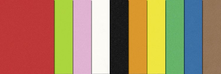 Produktbild: URSUS Moosgummi "Intensiv", 20 x 30 cm, sortiert