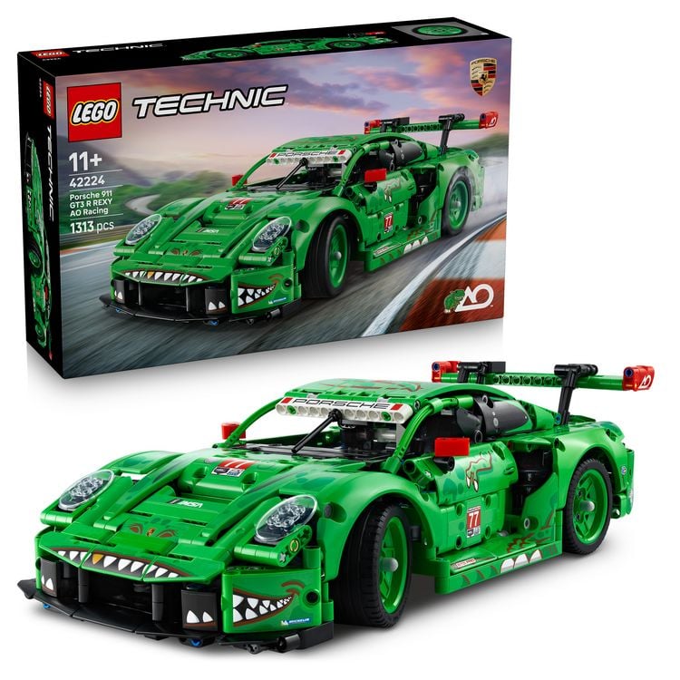 Produktbild: LEGO Technic 42224 Porsche 911 GT3 R REXY AO Racing Rennwagen, Spielzeug