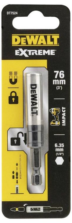 Produktbild: DEWALT Magnet-Bithalter 76mm 1/4" (6.3 mm)