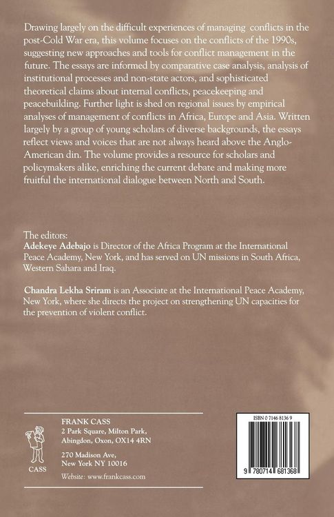 Produktbild: Managing Armed Conflicts in the 21st Century