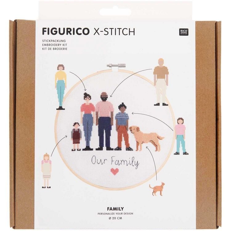 Produktbild: Stickpackung Figurico Family