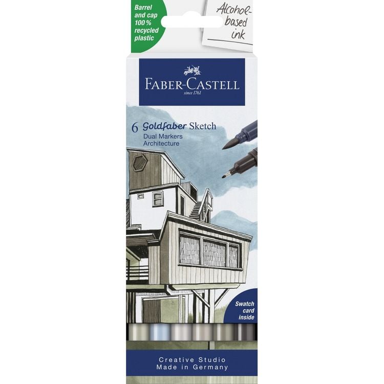Produktbild: Faber-Castell Goldfaber Sketch Marker Architektur 6er Set