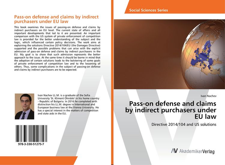 Produktbild: Pass-on defense and claims by indirect purchasers under EU law