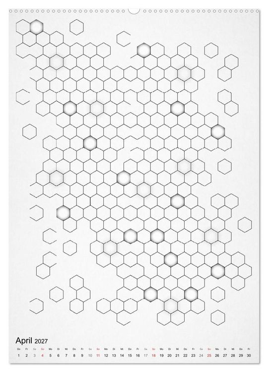Produktbild: Geometric Graphik Art (hochwertiger Premium Wandkalender 2027 DIN A2 hoch), Kunstdruck in Hochglanz