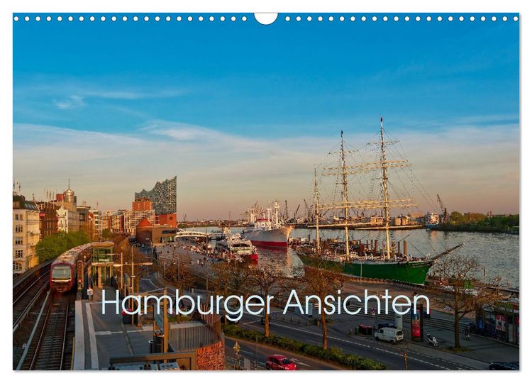 Produktbild: Hamburger Ansichten (Wandkalender 2026 DIN A3 quer), CALVENDO Monatskalender