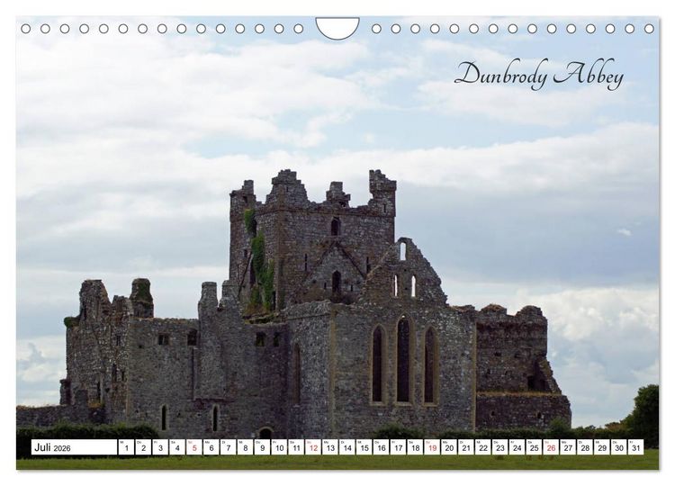 Produktbild: Irland - Abteien und Burgen (Wandkalender 2026 DIN A4 quer), CALVENDO Monatskalender