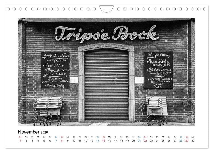 Produktbild: K&ouml;ln. 12 Orte - 1 Stadt (Wandkalender 2026 DIN A4 quer), CALVENDO Monatskalender