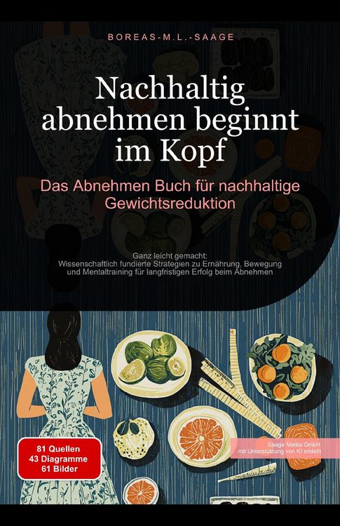 Produktbild: Nachhaltig abnehmen beginnt im Kopf: Das Abnehmen Buch f&uuml;r nachhaltige Gewichtsreduktion (Abnehmen (DE), #4)