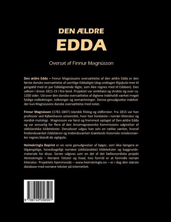 Produktbild: Den &aelig;ldre Edda