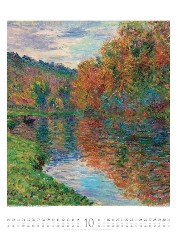 Produktbild: Claude Monet Kalender 2027 | Farbe und Licht