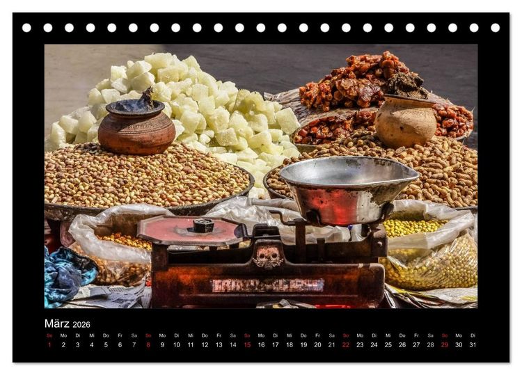 Produktbild: Willkommen in Indien 2026 (Tischkalender 2026 DIN A5 quer), CALVENDO Monatskalender