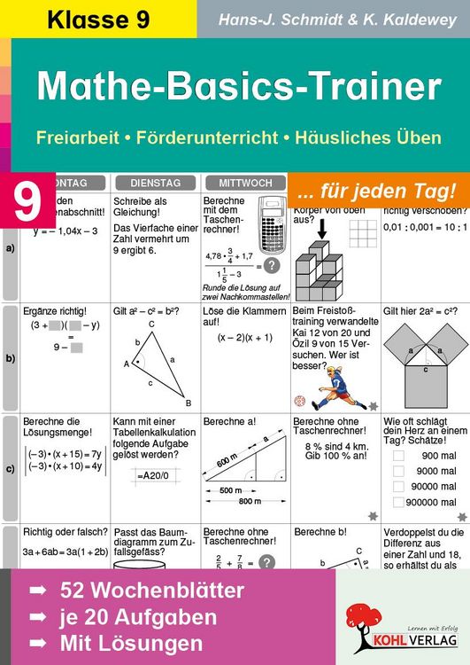 Produktbild: Mathe-Basics-Trainer / Klasse 9