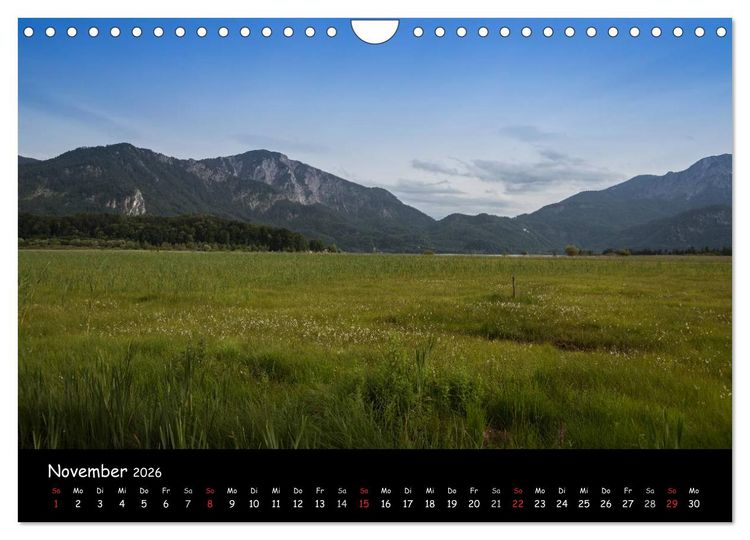 Produktbild: Sch&ouml;nes Oberbayern (Wandkalender 2026 DIN A4 quer), CALVENDO Monatskalender