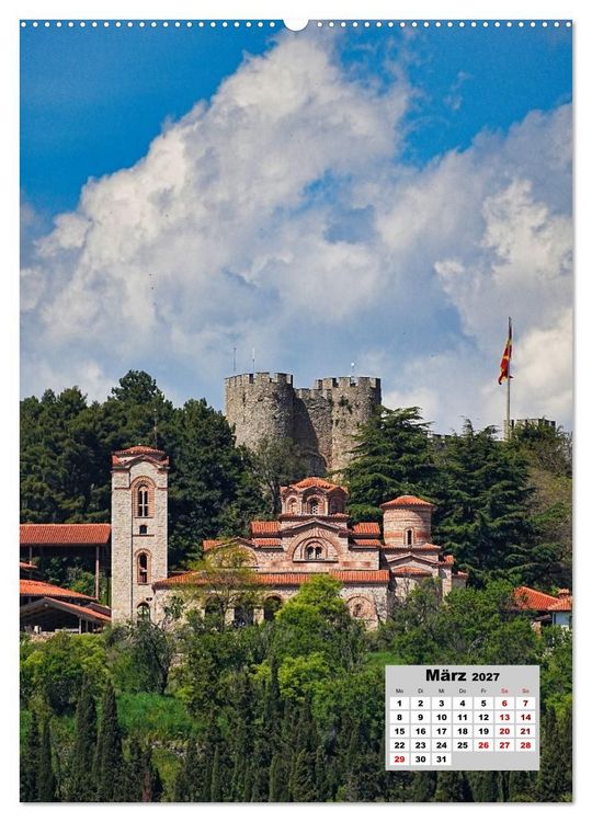 Produktbild: Orthodoxe Kirchen in Nordmazedonien (Wandkalender 2027 DIN A2 hoch), CALVENDO Monatskalender