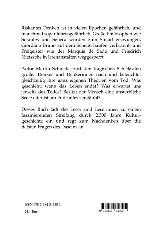Produktbild: Ich sterbe, also bin ich