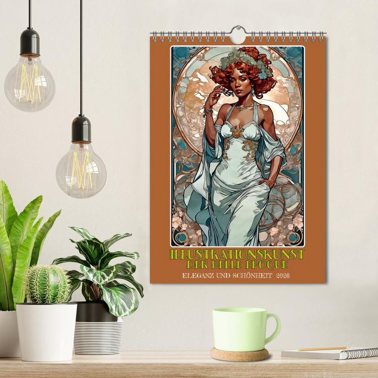Produktbild: Illustrationskunst der Belle &Eacute;poque (Wandkalender 2026 DIN A4 hoch), CALVENDO Monatskalender