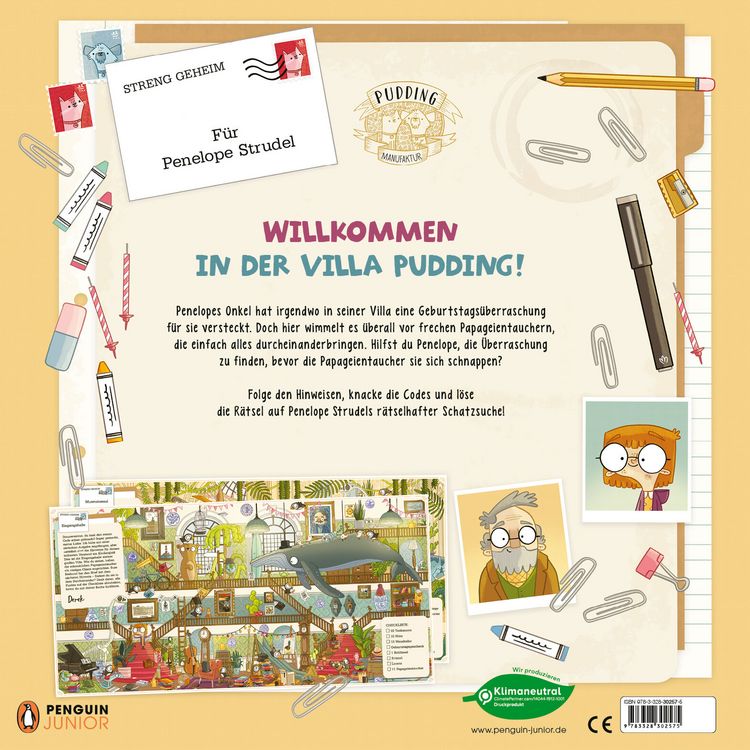 Produktbild: Penelope Strudel und die r&auml;tselhafte Schatzsuche