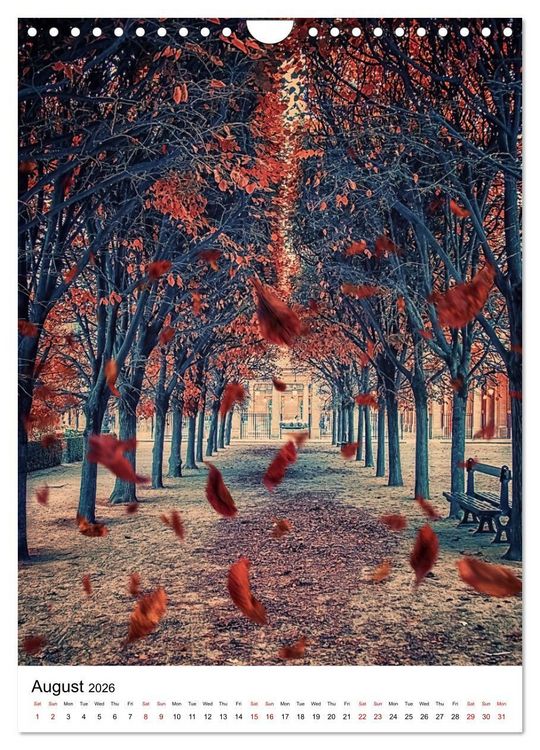 Produktbild: Wonders of Paris (Wall Calendar 2026 DIN A4 portrait), CALVENDO 12 Month Wall Calendar