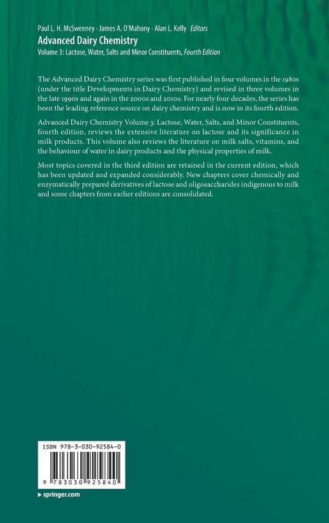 Produktbild: Advanced Dairy Chemistry