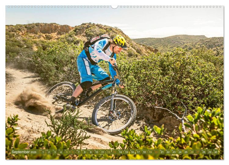 Produktbild: Mountainbike - &Uuml;ber Stock und Stein: Edition Funsport (hochwertiger Premium Wandkalender 2026 DIN A2 quer), Kunstdruck in Hochglanz