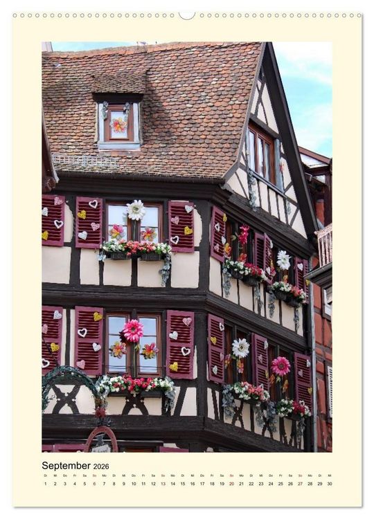 Produktbild: Zauberhaftes Elsass (hochwertiger Premium Wandkalender 2026 DIN A2 hoch), Kunstdruck in Hochglanz