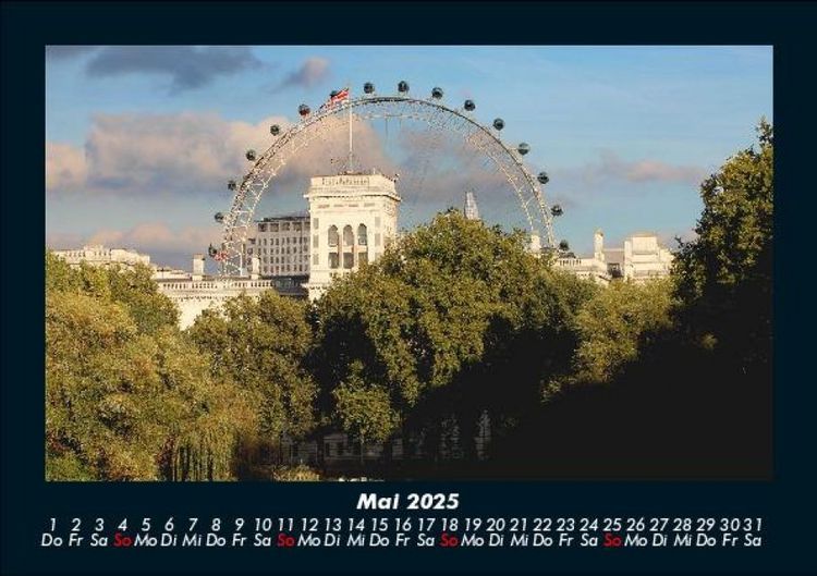 Produktbild: London 2025 Fotokalender DIN A5